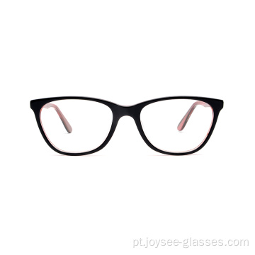Estação de borboleta de aparência agradável e óculos de acetato redondo de alta qualidade para mulheres